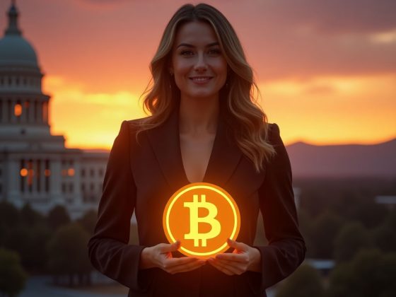 Arizona Capitol building with Bitcoin overlay, symbolizing state-level crypto adoption