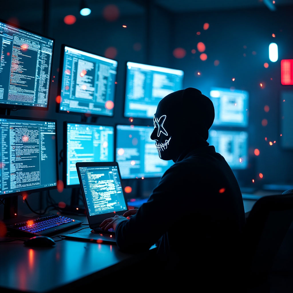 Illustration showing Loopscale DeFi hack on Solana blockchain with vaults and crypto tokens under attack