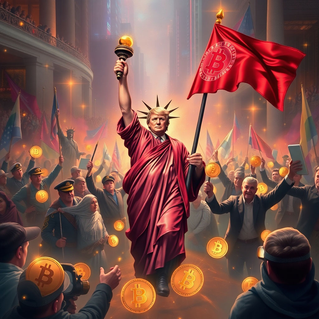 President Trump discussing Bitcoin at the White House Crypto Summit 2025