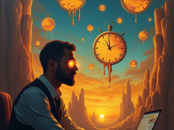 A digital painting showing traders emotionally reacting to rising memecoin charts in a surreal, casino-like environment.